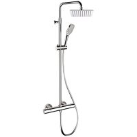 Товар: Душевая система Remer Elegance с термостатом Хром арт-EQ32A8CPUFD30 - фото 1 Душевая система Remer Elegance с термостатом Хром арт-EQ32A8CPUFD30 — фото 1, Душевые стойки
