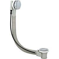 Слив-перелив Remer автомат Хром арт-96P — фото 1, Сливы-переливы