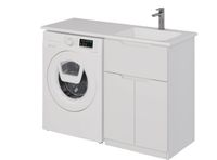 Тумба Vega, 60 см, напольная, 1 ящик, 2 дверцы, белый глянец арт-99.0450 — фото 8, Тумбы под раковину