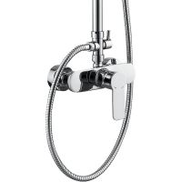 Душевая система Haiba Хром арт-HB2411 — фото 3, Душевые стойки