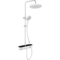 Душевая система AQUAme Белая арт-AQM8009W — фото 1, Душевые стойки