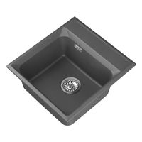 Мойка кухонная Point Мисти 46 графит арт-PN3011GR — фото 3, Кухонные мойки
