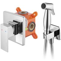 Товар: Гигиенический душ со смесителем Swedbe Platta Хром арт-5527 - фото 1 Гигиенический душ со смесителем Swedbe Platta Хром арт-5527 — фото 1, Гигиенические души