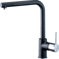 Товар: Rivelato Смеситель для кухни Vico Г-обр. D-35мм antracite cromo арт. арт-9021608 antracite cromo - фото 1 Rivelato Смеситель для кухни Vico Г-обр. D-35мм antracite cromo арт. арт-9021608 antracite cromo — фото 1, Смесители для кухни