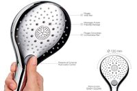 Душевой гарнитур Bossini Syncronia Хром арт-C12033.030 — фото 4, Душевые гарнитуры на держателе