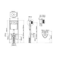 Товар: Инсталляция Nova для унитаза без клавиши смыва арт-NV4501 - фото 3 Инсталляция Nova для унитаза без клавиши смыва арт-NV4501 — фото 3, Инсталляции для унитазов