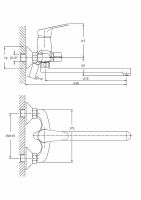 Товар: Смеситель для ванны Haiba универсальный Хром арт-HB2216 - фото 2 Смеситель для ванны Haiba универсальный Хром арт-HB2216 — фото 2, Смеситель для ванны