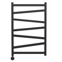 Полотенцесушитель электрический Point Феникс П7 500x800 левый/правый, черный арт-PN15158BE — фото 3, Электрические полотенцесушители