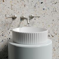 Раковина-чаша Ceramicanova Element 36 Белая матовая арт-CN6057MW — фото 3, Раковины накладные