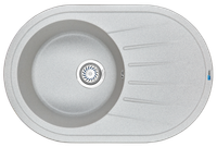 Granula-, кухонная мойка, СтандАРТ кварц арт-7601, БАЗАЛЬТ — фото 1, Кухонные мойки