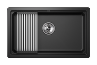 Granula-KS- (чёрный металлик), кухонная мойка, кварц арт-7303U, ШВАРЦ — фото 1, Кухонные мойки