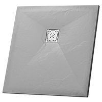 Душевой поддон  90*90*2,5 RGW ST-0099Co Бетон/Квадрат Ø 90 мм Каменный арт-16152099-10 — фото 1, Душевые поддоны из искусственного камня