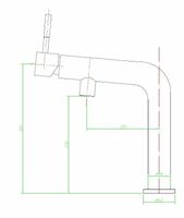Смеситель для кухни ESKO Нержавеющая сталь арт-K6 — фото 5, Смесители для кухни