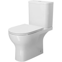 Унитаз компакт Ambassador Abner с бачком и сиденьем Микролифт арт-107K19001RS — фото 1, Напольные унитазы