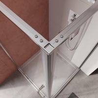 Душевой уголок Cezares арт-LINER-A-1-90-C-Cr-R — фото 3, Квадратные душевые уголки