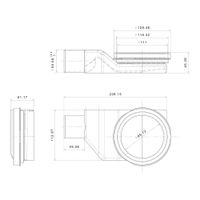 Товар: Душевой лоток POINT Деметра сталь черная 550 арт арт-PN50355B - фото 3 Душевой лоток POINT Деметра сталь черная 550 арт арт-PN50355B — фото 3, Душевые лотки