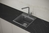 Мойка кухонная Point Мисти 46 графит арт-PN3011GR — фото 5, Кухонные мойки