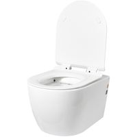 Унитаз Creto Logan L1 подвесной Белый с сиденьем Микролифт арт-1001-001-L1W — фото 8, Подвесные унитазы