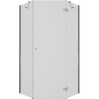 Товар: Душевой уголок Ambassador Diamond 90х90 профиль Хром стекло прозрачное арт-12011111R - фото 2 Душевой уголок Ambassador Diamond 90х90 профиль Хром стекло прозрачное арт-12011111R — фото 2, Душевые уголки трапеция