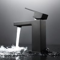 Смеситель для раковины Haiba Черный матовый арт-HB10803-7 — фото 4, Смесители для раковины