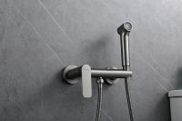 Гигиенический душ со смесителем Raglo Графит матовый арт-R03.51.09 — фото 12, Гигиенические души