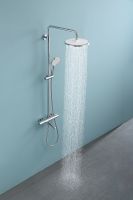 Товар: Душевая система Raglo с термостатом Хром арт-R20.26 - фото 4 Душевая система Raglo с термостатом Хром арт-R20.26 — фото 4, Душевые стойки