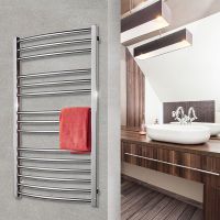 Водяной полотенцесушитель Grota Calma 53х120 Хром арт-Калма 53/120 — фото 2, Водяные полотенцесушители