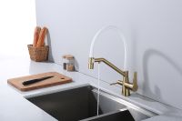 Смеситель для кухни Raglo Золото матовое Белый арт-R80.62.03 — фото 9, Смесители для кухни