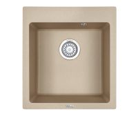 Granula-, кухонная мойка, кварц арт-4651, ПЕСОК — фото 1, Кухонные мойки