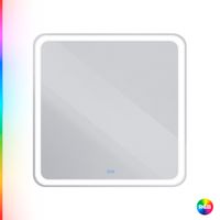 Зеркало с функцией памяти CEZARES арт-CZR-SPC-MC-800-800-RGB-TCH — фото 6, Зеркала в ванную комнату