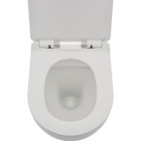 Унитаз AQUAme подвесной Белый глянец с сиденьем Микролифт арт-AQM2002 — фото 5, Подвесные унитазы