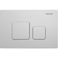 Клавиша смыва Aquanika Basic B-type Белая арт-01.02.22 — фото 1, Кнопки смыва