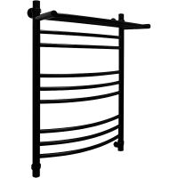 Водяной полотенцесушитель Energy Prestige Modus 800x500 с полкой Черный матовый арт-EWTRPRESM08050R905M — фото 3, Водяные полотенцесушители