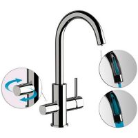 Смеситель для кухни Remer Minimal Хром арт-N792DW — фото 2, Смесители для кухни