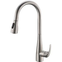 Смеситель для кухни BelBagno Нержавеющая сталь арт-BB-LAM28-IN — фото 1, Смесители для кухни