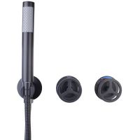 Душевая система Bronze de Luxe Liberty Черная матовая арт-5011B-S — фото 12, Встраиваемые душевые комплекты