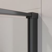 Душевой уголок Cezares арт-LINER-A-2-90-C-NERO — фото 5, Квадратные душевые уголки