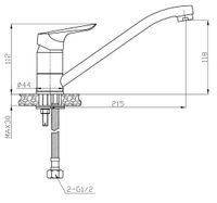 Товар: Смеситель для кухни ESKO Хром арт-RIO 05 - фото 3 Смеситель для кухни ESKO Хром арт-RIO 05 — фото 3, Смесители для кухни