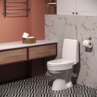 Товар: Унитаз компакт Aringa Сиена с бачком и сиденьем Микролифт арт-AR01005WH - фото 4 Унитаз компакт Aringa Сиена с бачком и сиденьем Микролифт арт-AR01005WH — фото 4, Напольные унитазы