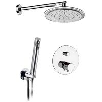 Душевая система Remer Minimal Thermo Хром арт-NT09S02 — фото 1, Встраиваемые душевые комплекты