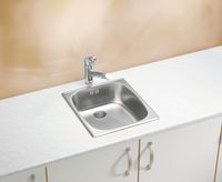 Товар: Мойка для кухни BASIC 10 NAT-90 380X440 в комплекте с сифоном 1130550, арт-1082195.0 - фото 2 Мойка для кухни BASIC 10 NAT-90 380X440 в комплекте с сифоном 1130550, арт-1082195.0 — фото 2, Кухонные мойки