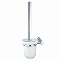 Аксесс Aller K- Щетка для унитаза (блистер), КЕРАМИКА, с подств, навесная, хром, WasserKRAFT арт-1127C — фото 1, Ершики для унитаза