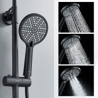 Душевая система Raglo Черная матовая арт-R31.24.06 — фото 10, Душевые стойки