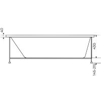Акриловая ванна Creto Scala 180х80 без гидромассажа арт-1-1155 — фото 5, Акриловые ванны