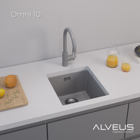 Товар: Мойка для кухни ALVEUS OMNI 10 GRANITAL CONCRETE-G81 400x450x198 с сифоном 1145083 арт-1150038.0 - фото 4 Мойка для кухни ALVEUS OMNI 10 GRANITAL CONCRETE-G81 400x450x198 с сифоном 1145083 арт-1150038.0 — фото 4, Кухонные мойки