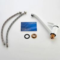 Смеситель для кухни Ledeme H03W 4903-WL Белый Хром арт-535848 — фото 9, Смесители для кухни