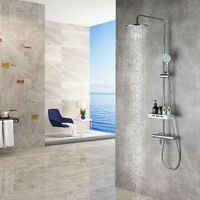 Товар: Душевая система Lemark Tropic с термостатом Хром арт-LM7010C - фото 5 Душевая система Lemark Tropic с термостатом Хром арт-LM7010C — фото 5, Душевые стойки