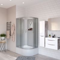 Душевая кабина Niagara Classic NG-2310-14LBK (120х80х200) высокий поддон(40см),стекло матовое,4 мест арт-23101424LBK — фото 3, Душевые кабины