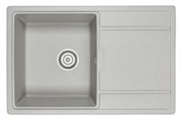 Granula-, кухонная мойка, кварц арт-7804, БАЗАЛЬТ — фото 1, Кухонные мойки