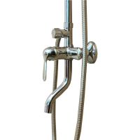 Товар: Душевая система Boch Mann ECO / хром / латунь / регулируемый тропический душ арт-BM7225 - фото 8 Душевая система Boch Mann ECO / хром / латунь / регулируемый тропический душ арт-BM7225 — фото 8, Душевые стойки